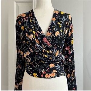 Patrons of Peace Top Black Floral
Size M